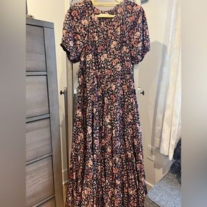 Ulla Johnson tiered printed cotton dress size 4